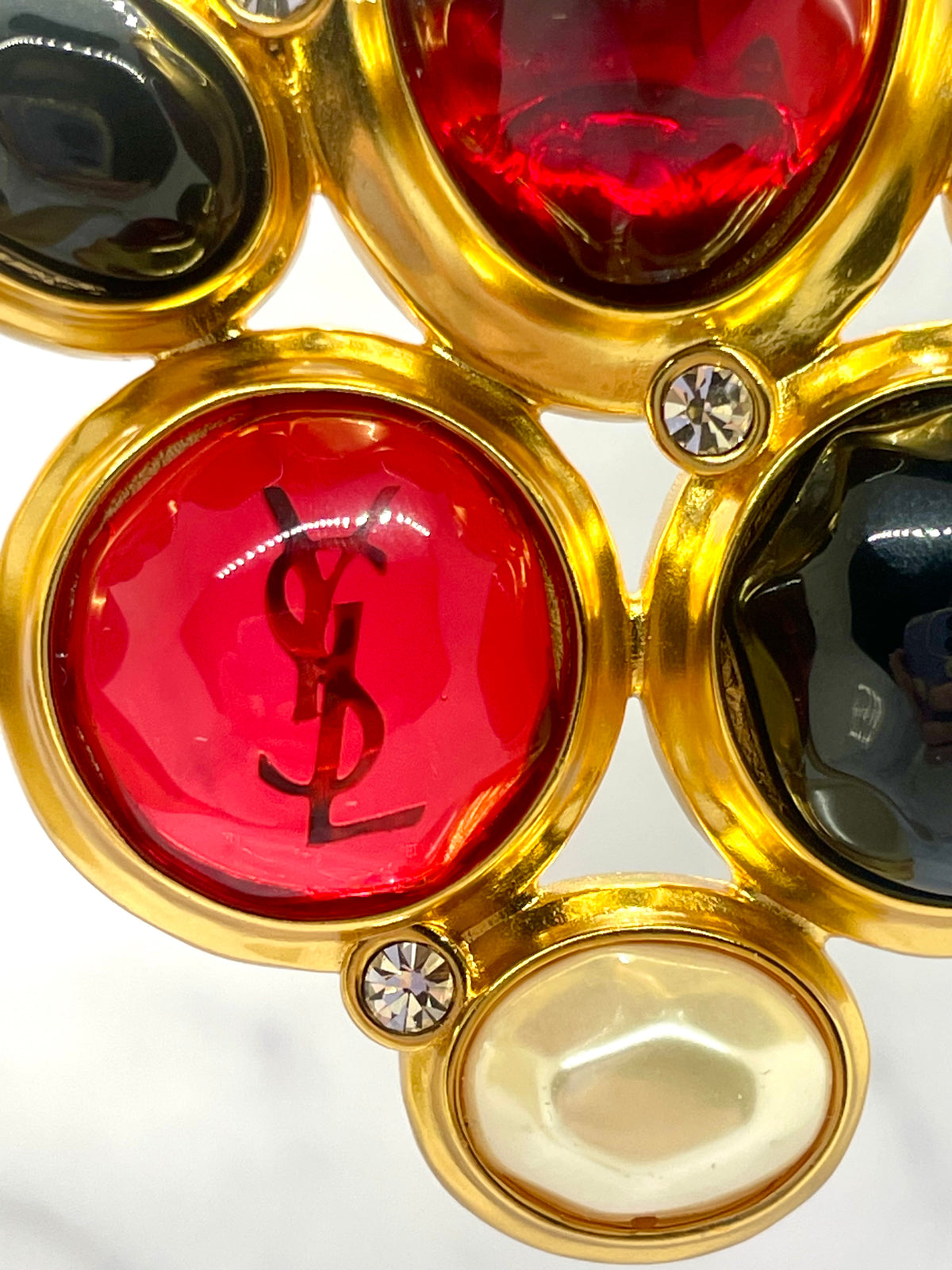 YSL YVES SAINT LAURENT Clip On Statement Earrings - Pre-Owned — 2