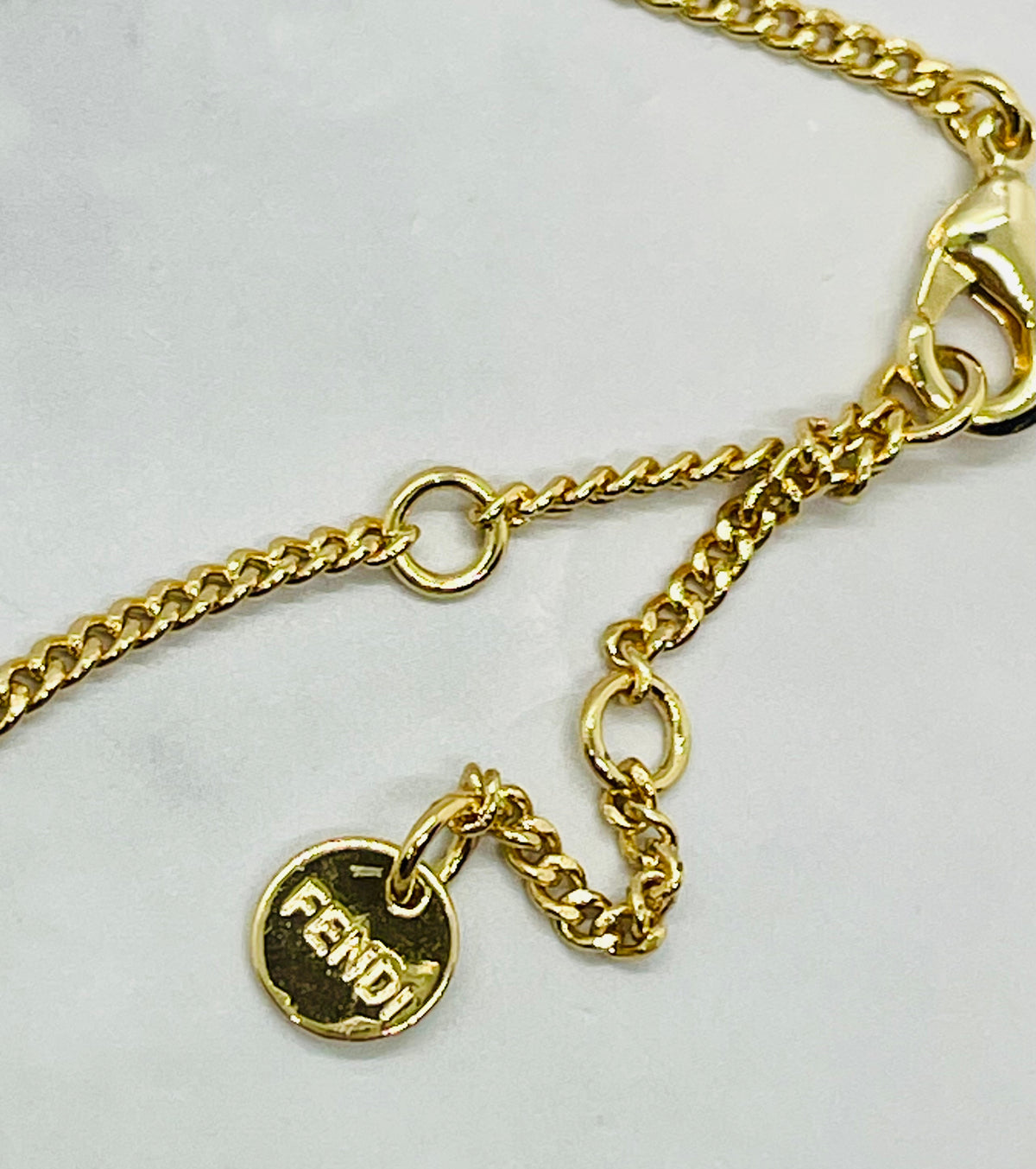 FENDI Monogram Coral Chain Necklace - Pre-Owned — 2