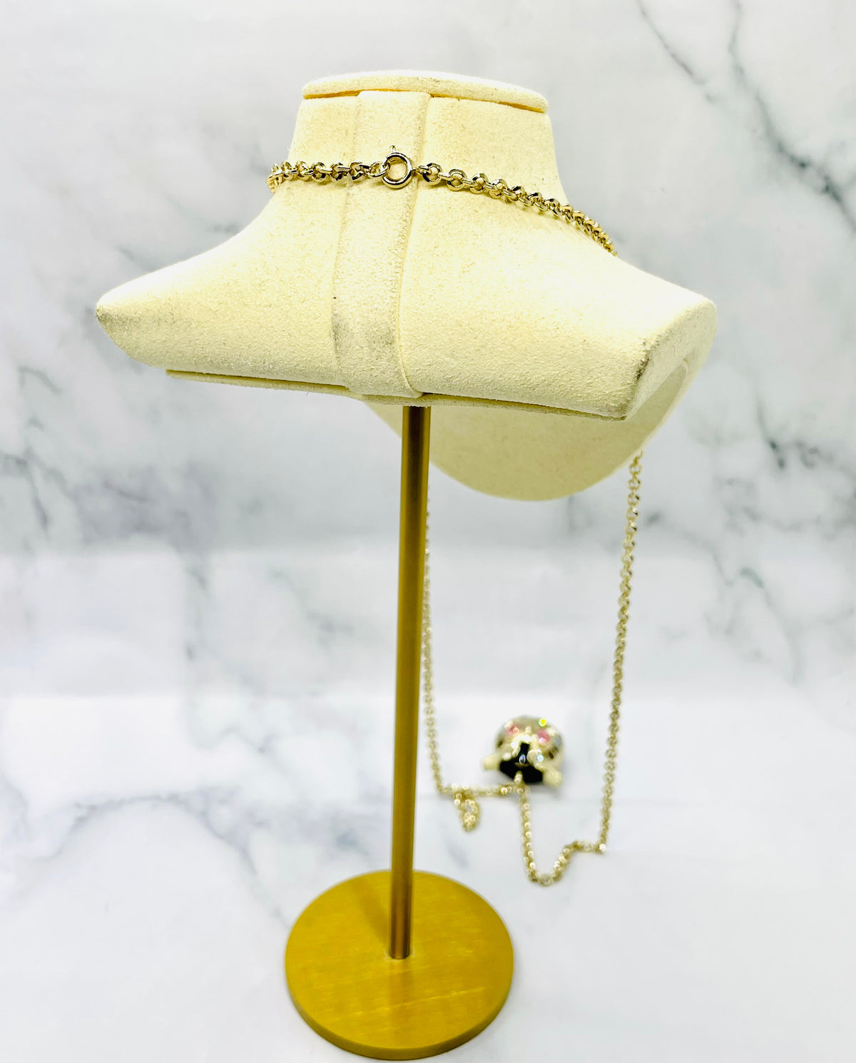 CHRISTIAN DIOR Rhinestone Owl Pendant Necklace - Pre-Owned — 3