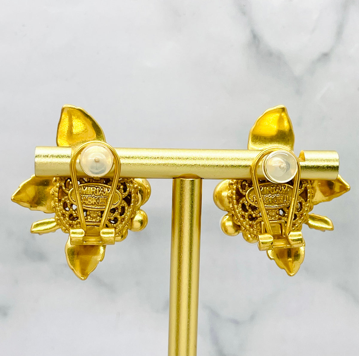 MIRIAM HASKELL Vintage Designer Earrings - Pre-Owned — 2
