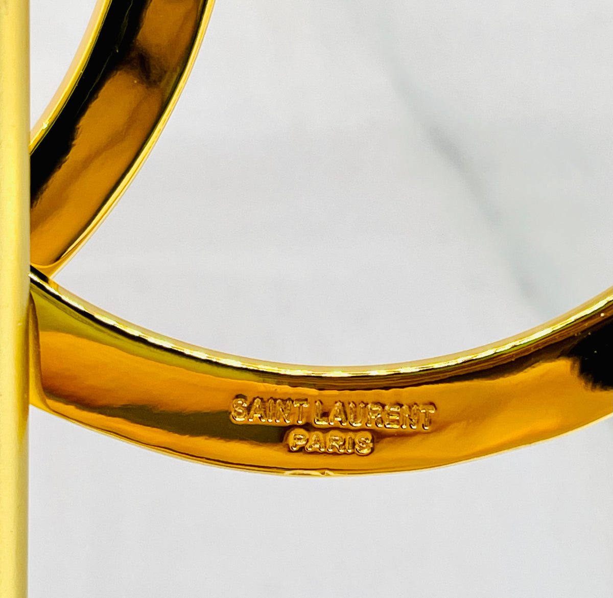 YSL YVES SAINT LAURENT Hoop Earrings - Pre-Owned — 2
