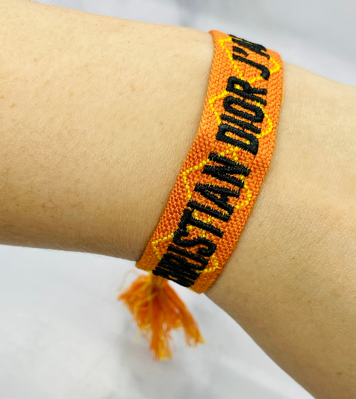DIOR J'Adore Orange Friendship Bracelet - Pre-Owned