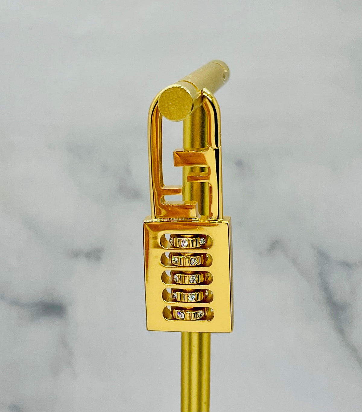 FENDI FF O'Lock Mono Single Statement Earring - Pre-Owned — 3