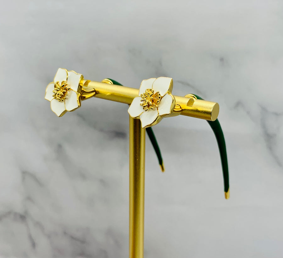 BOTTEGA VENETA Flower Earrings - Pre-Owned — 1