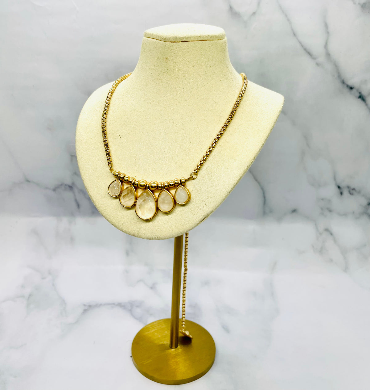 GOOSSENS Paris Crystal Stone Necklace - Pre-Owned — 3