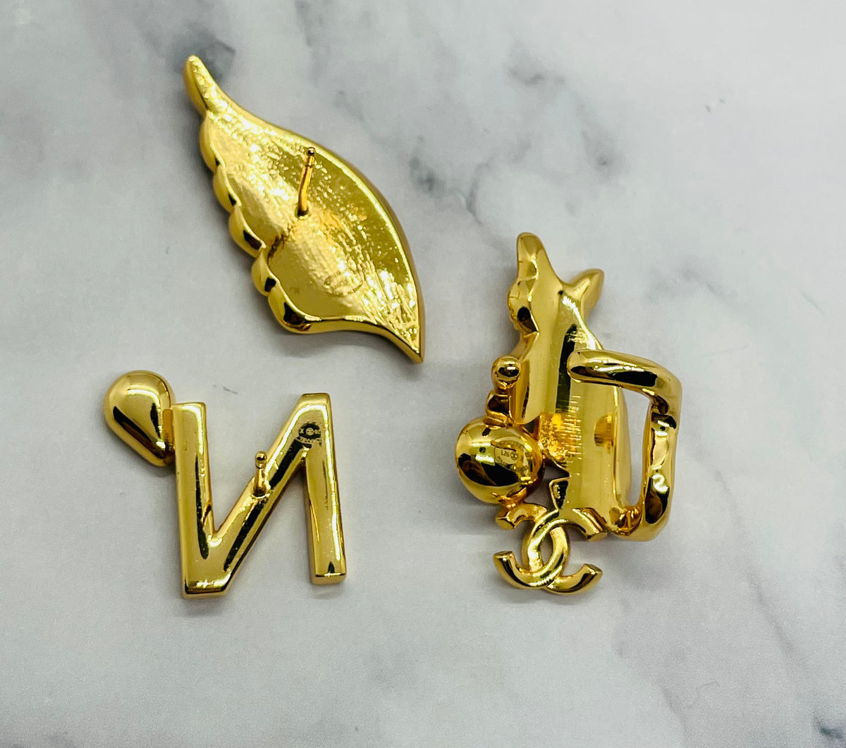 CHANEL 3 Piece Statement Earrings & Ear Cuff - Pre-Owned — 8