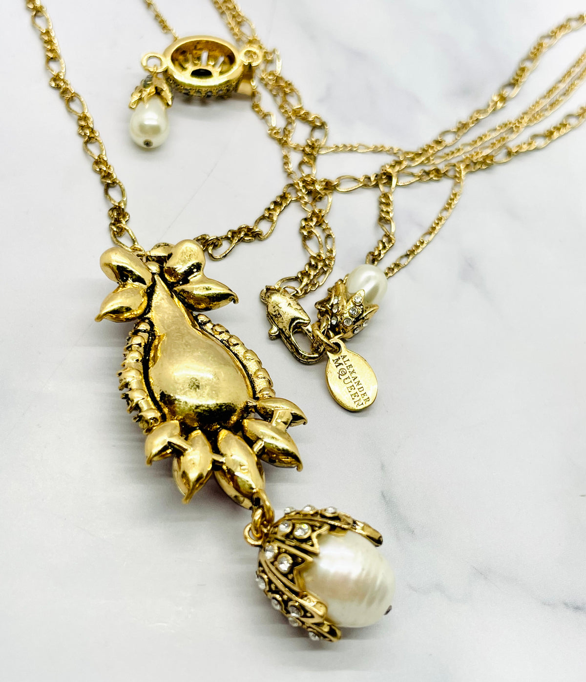 ALEXANDER MCQUEEN Layered Statement Pendant Necklace - Pre-Owned — 6