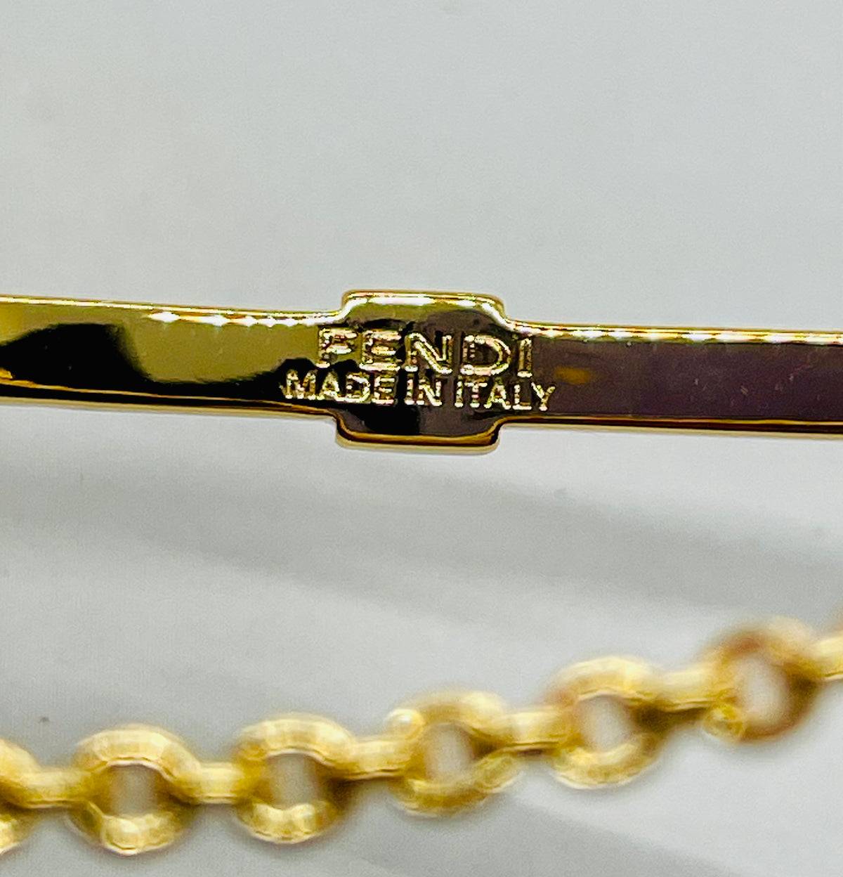FENDI FF Monogram Pink Cuff Bracelet - Pre-Owned — 3
