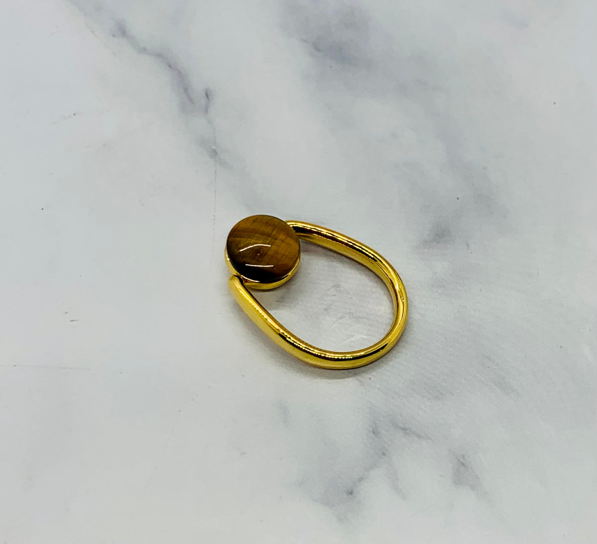 LOEWE Cat Eyes Rotating Ring sz 8 - Pre-Owned — 4