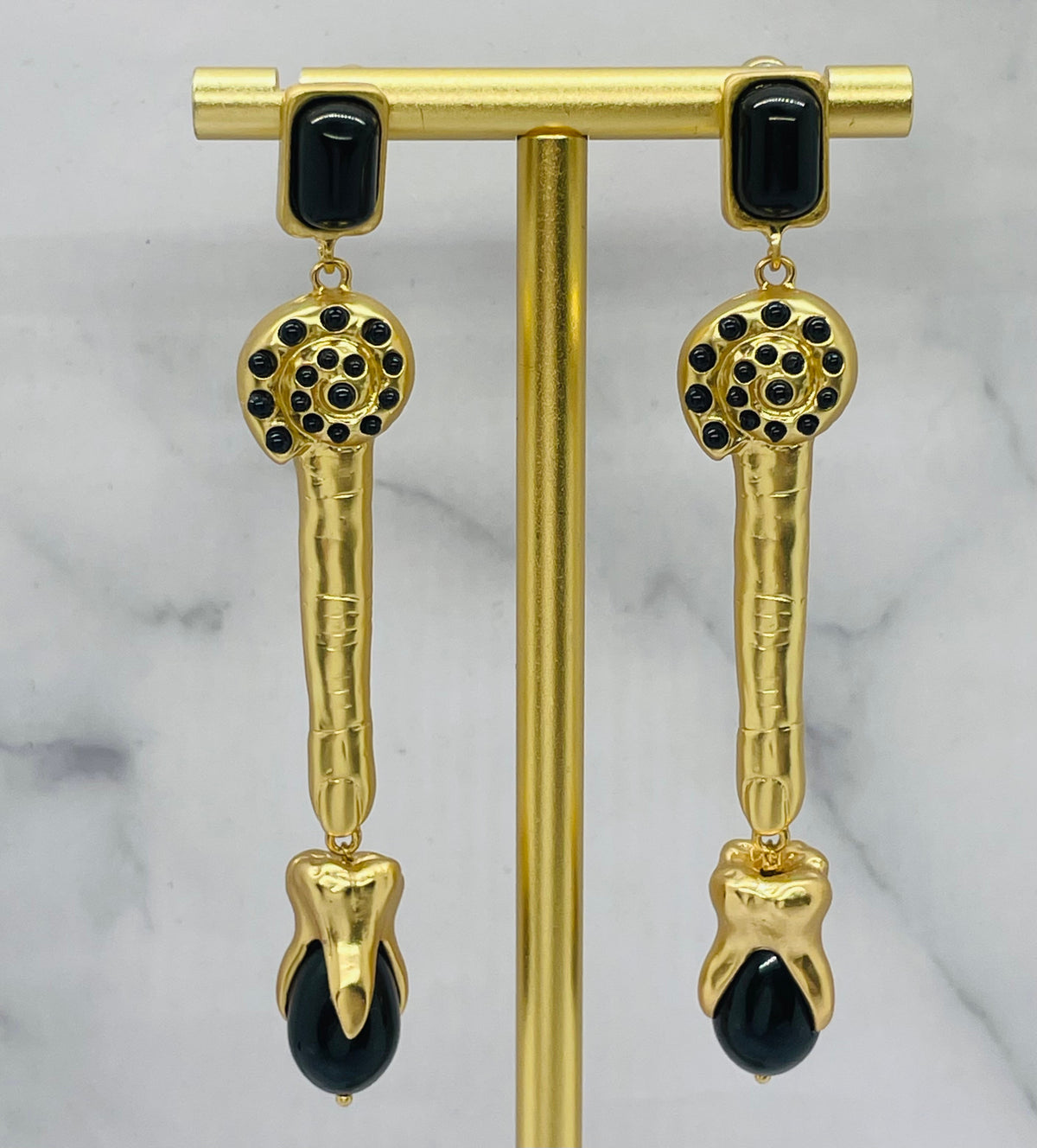 SCHIAPARELLI Statement Pendant Earrings - Pre-Owned — 3