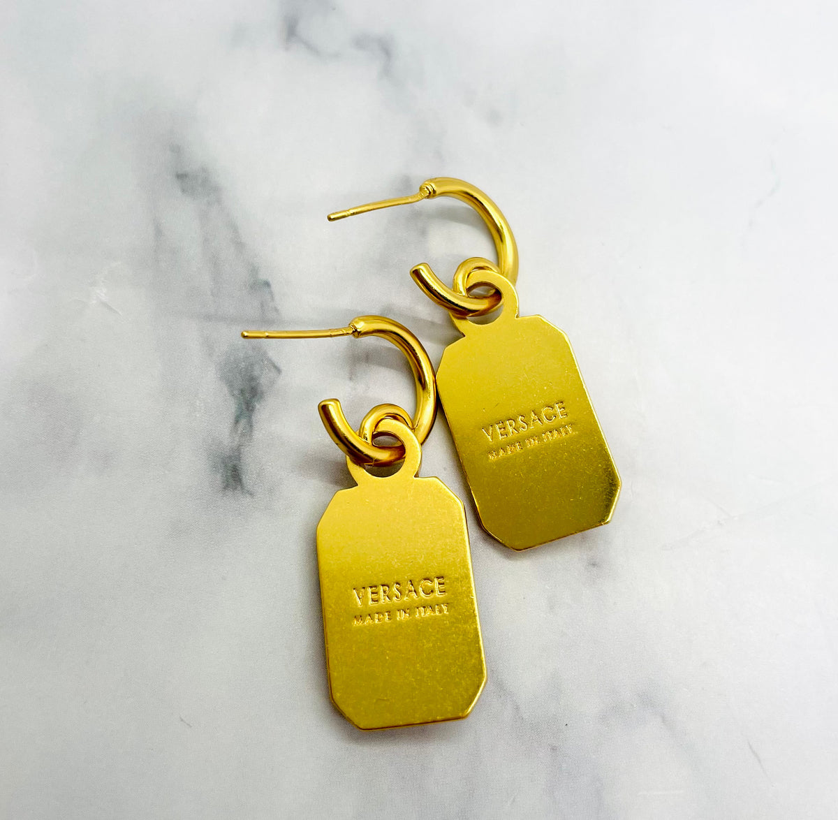 VERSACE V Medusa Pendant Earrings - Pre-Owned — 5