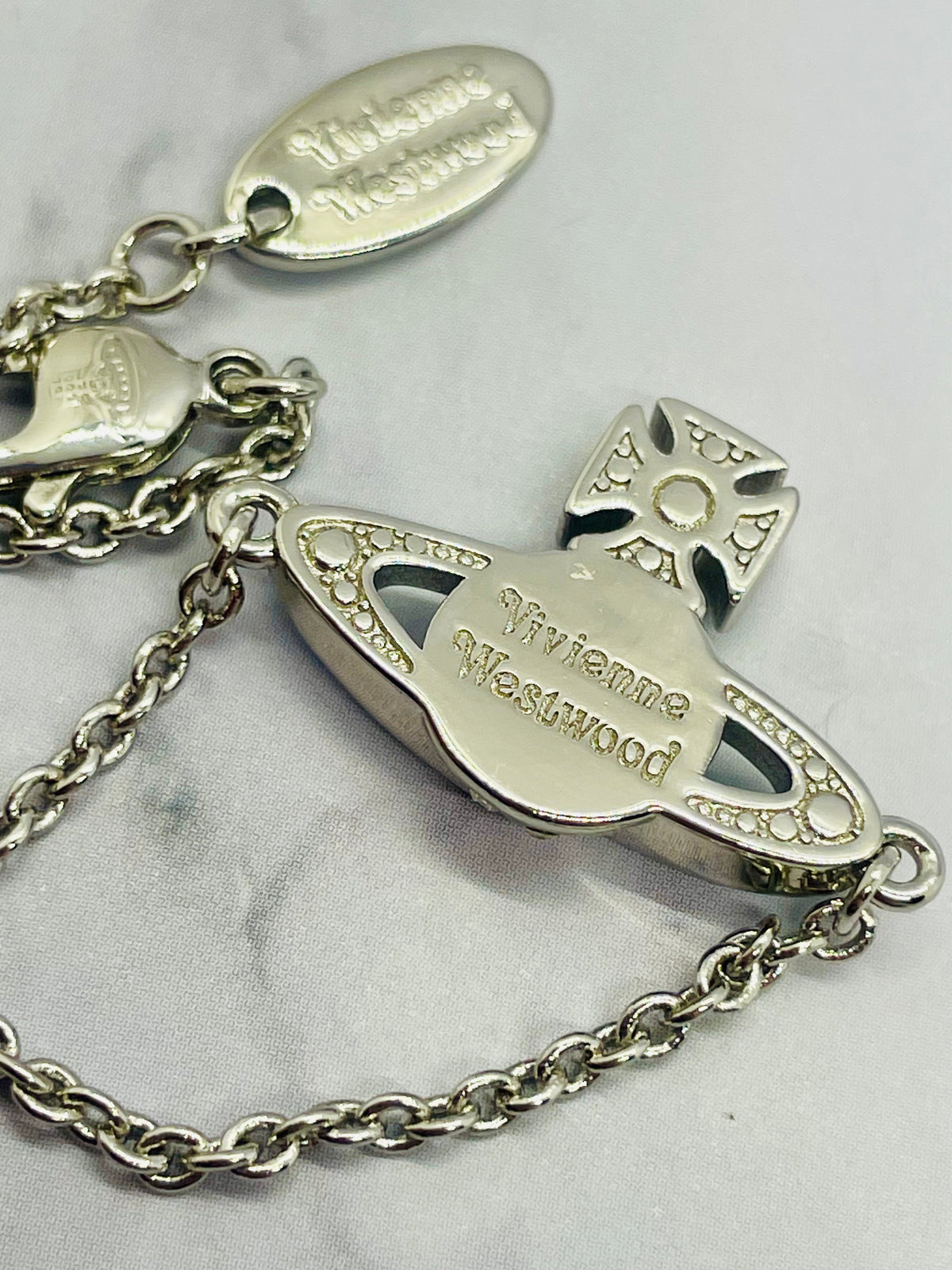 VIVIENNE WESTWOOD Orb Mint Chain Bracelet - Pre-Owned — 3