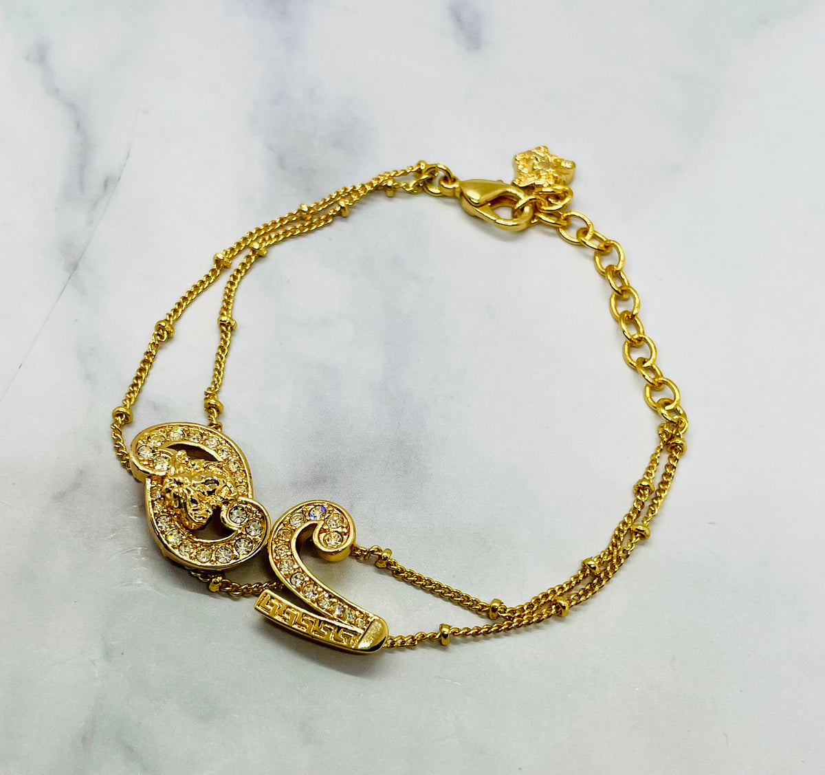 VERSACE Medusa Rhinestone Bracelet - Pre-Owned — 1