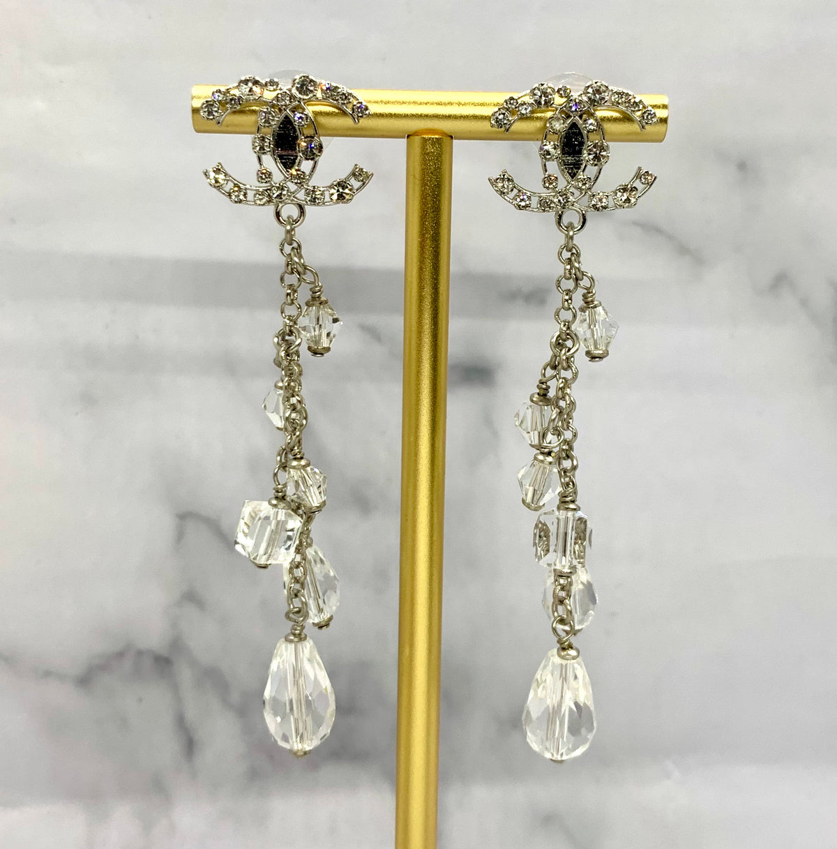 CHANEL CC Pendant Earrings - Pre-Owned — 6