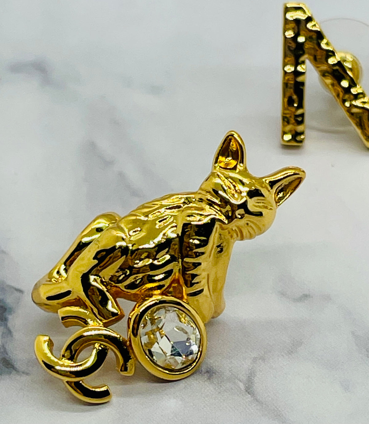 CHANEL 3 Piece Statement Earrings & Ear Cuff - Pre-Owned — 4