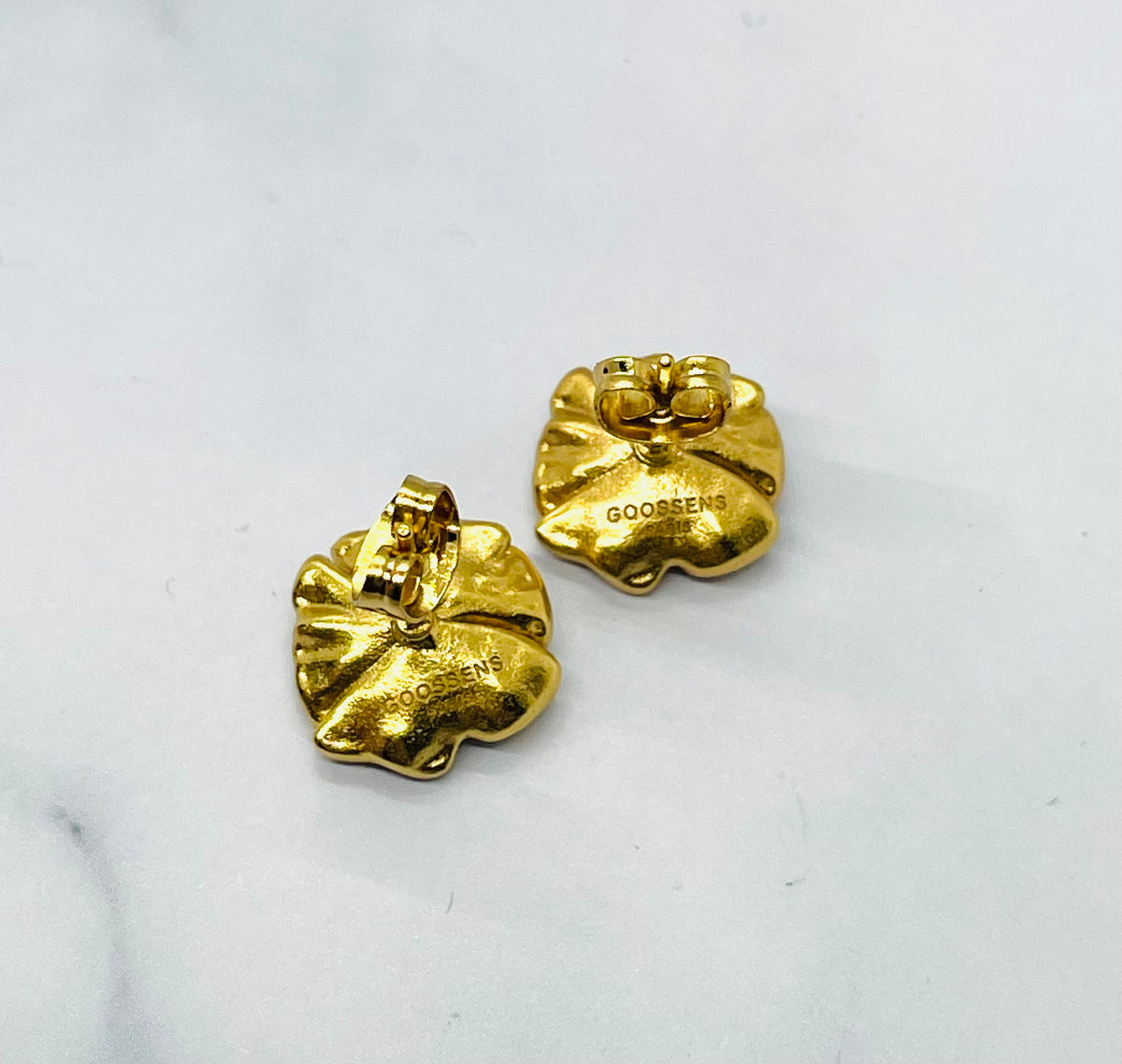 GOOSSENS Paris Poppy Flower Earrings - Pre-Owned — 4