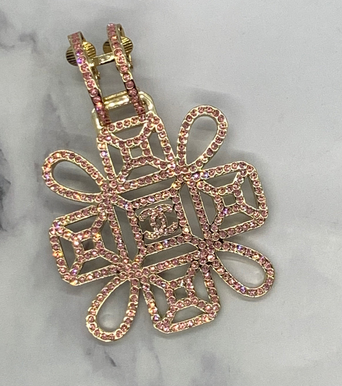 CHANEL CC 2017 Single Statement Earring - Pre-Owned — 1