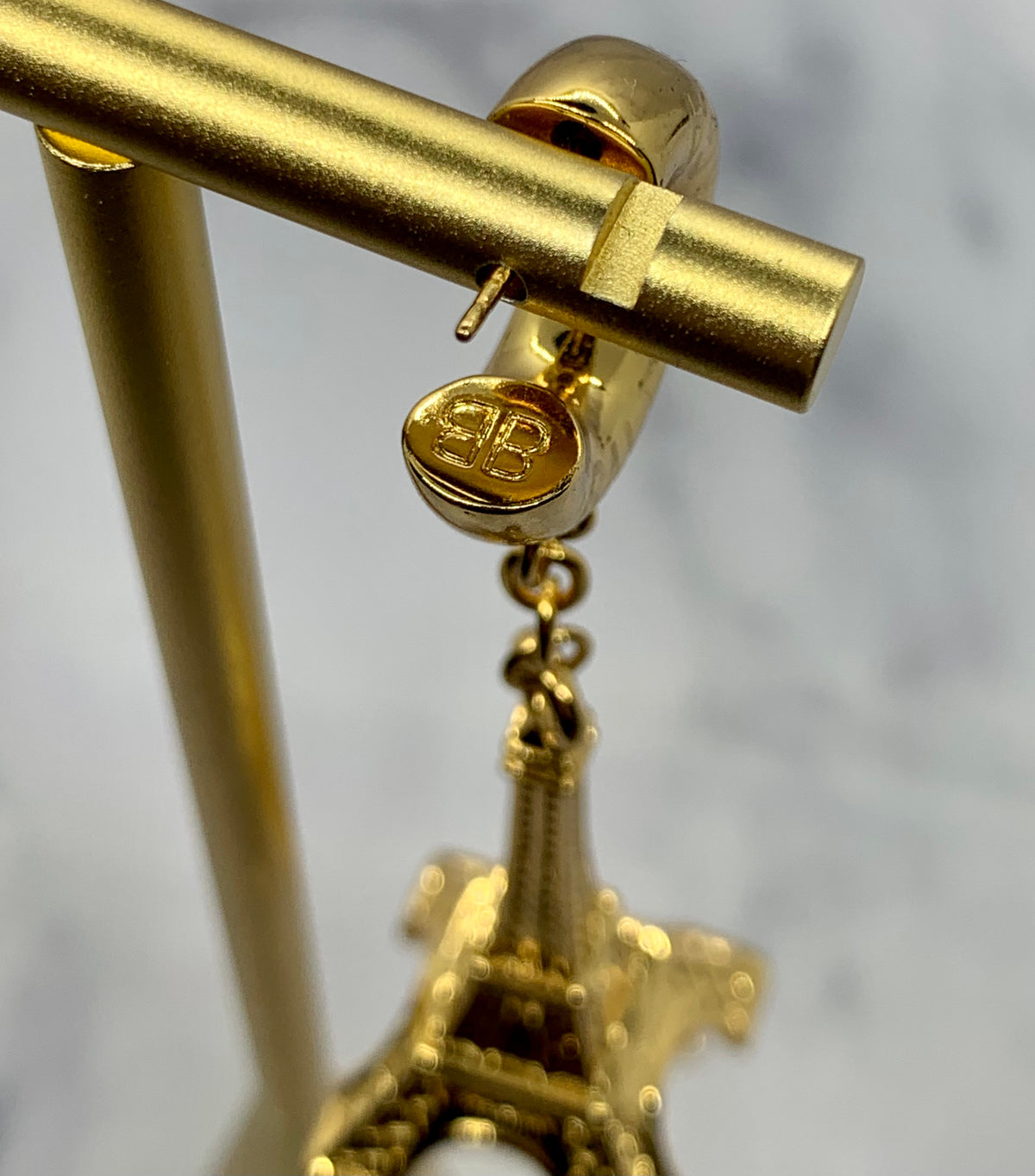 BALENCIAGA Eiffel Tower Single Earring - Pre-Owned — 3