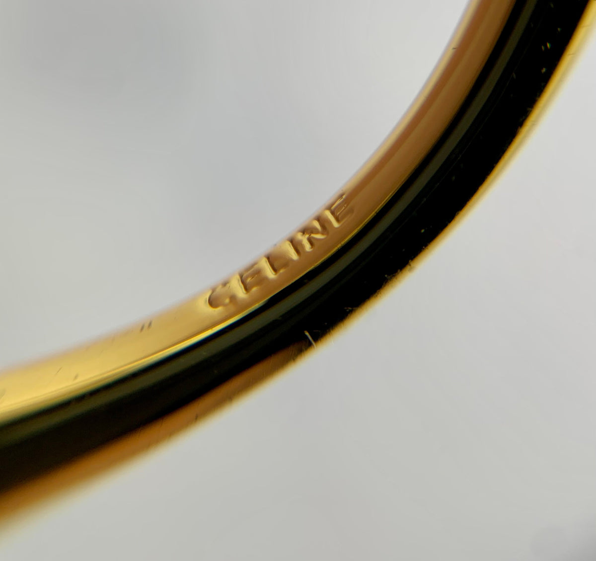 CELINE Monogram Gold Ring Size 7 M - Pre-Owned — 3