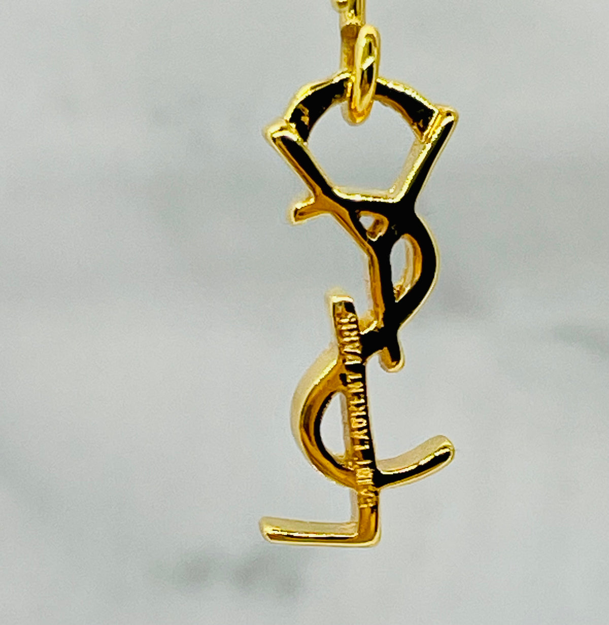 YSL YVES SAINT LAURENT Dainty Small Earrings - Pre-Owned — 3