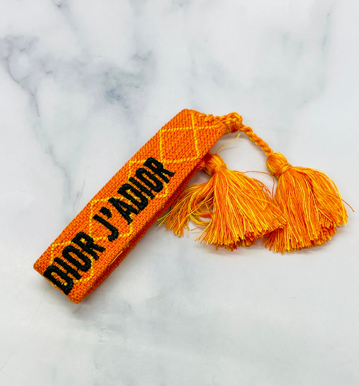 DIOR J'Adore Orange Friendship Bracelet - Pre-Owned