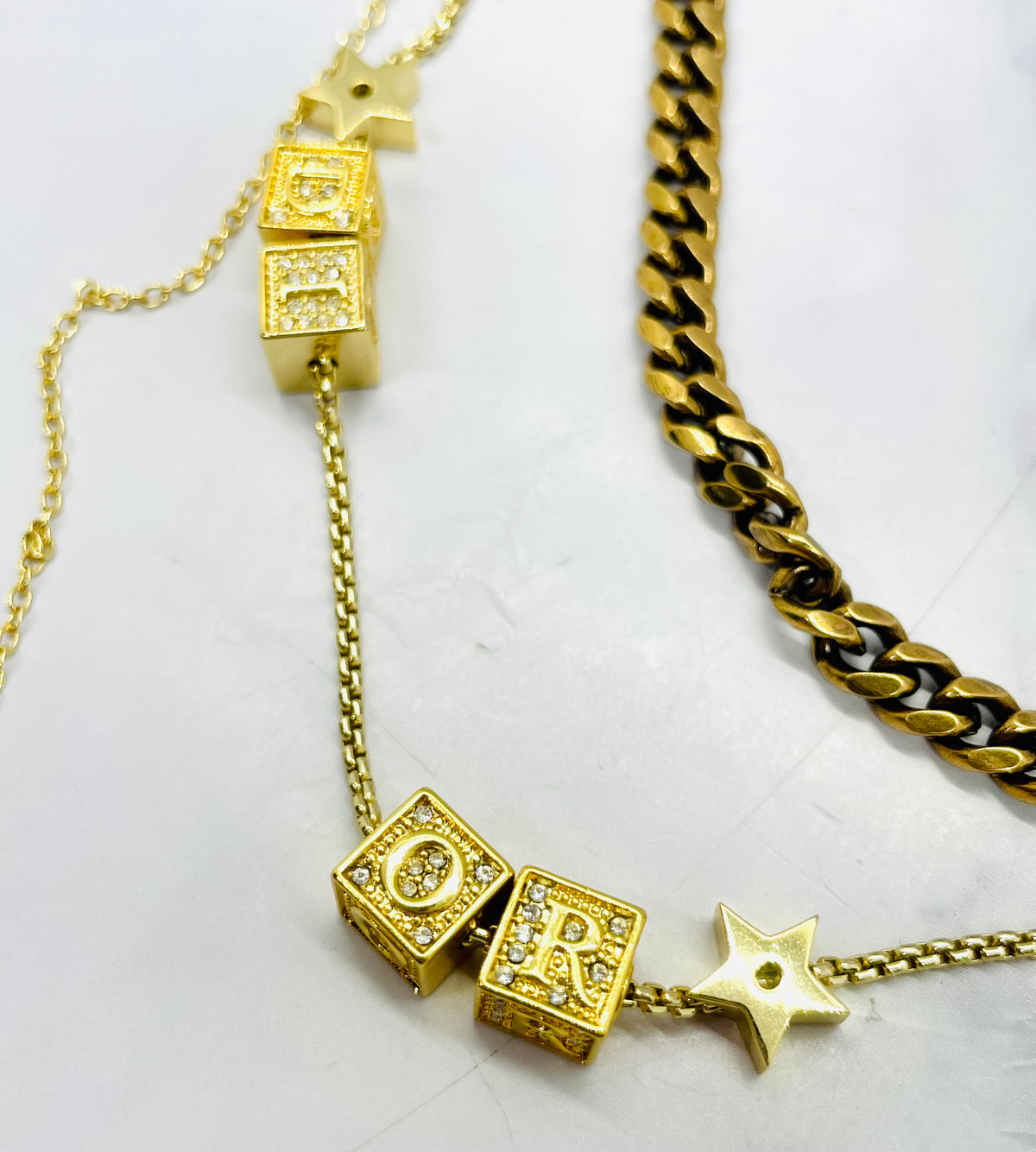 CHRISTIAN DIOR Layered Statement Necklace - Pre owned