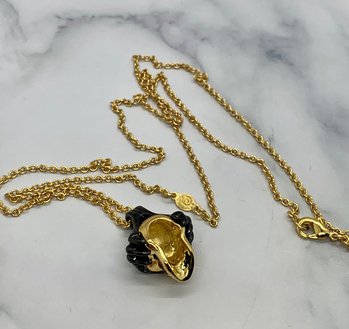 ALEXANDER MCQUEEN Skull Pendant Necklace - Pre owned