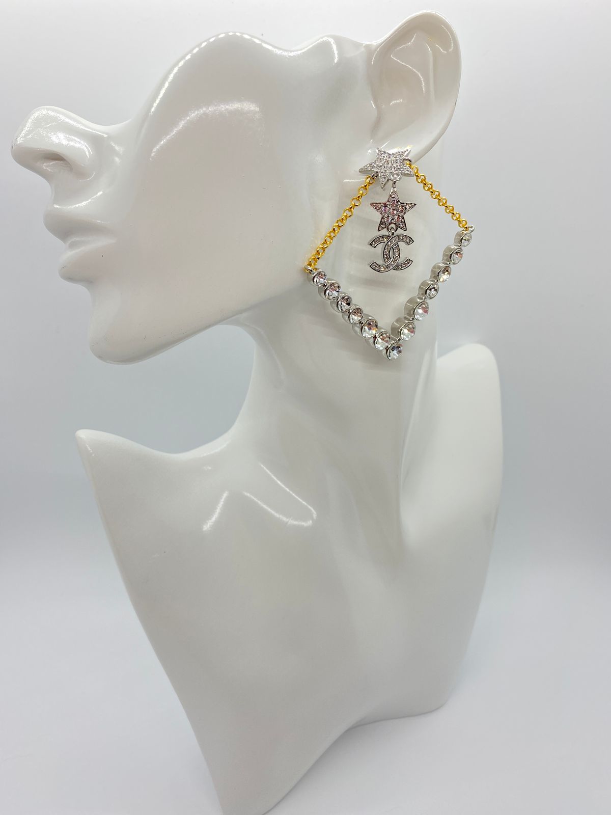 CHANEL CC Pendant Earrings - Pre owned