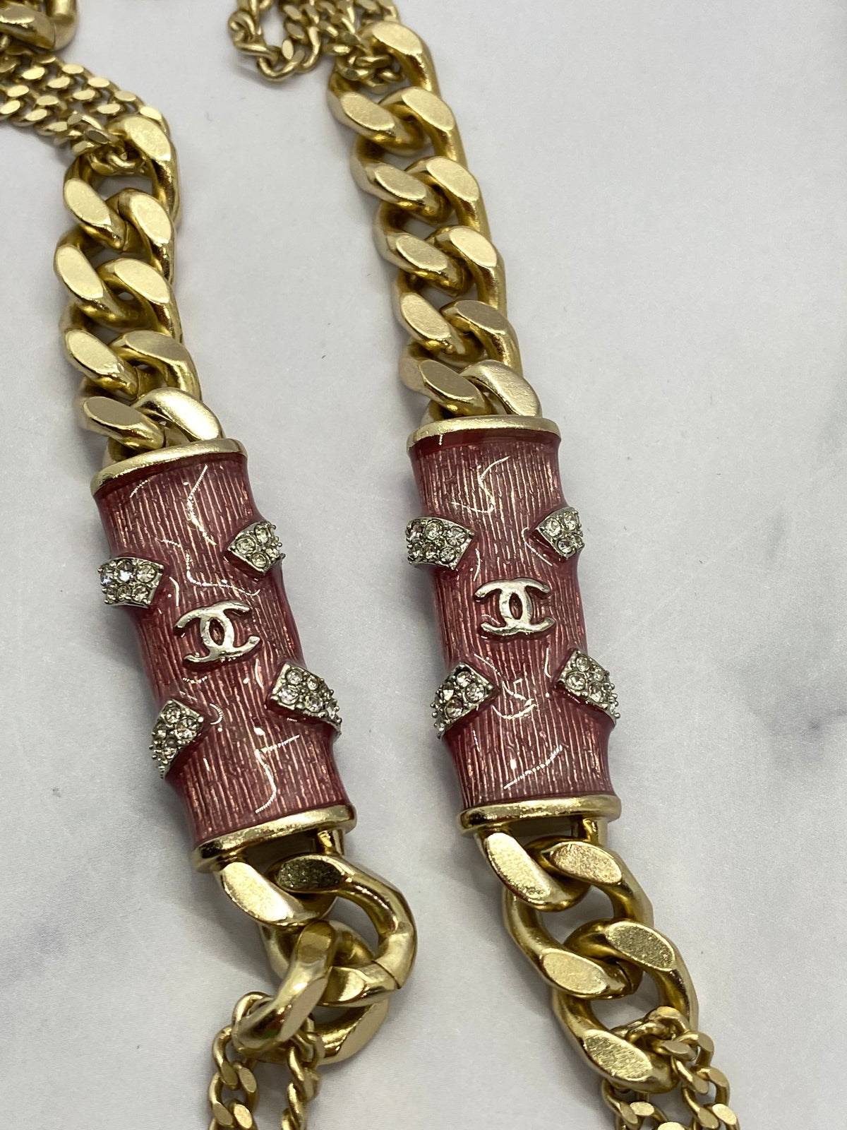 CHANEL CC Statement Chain Necklace - USED