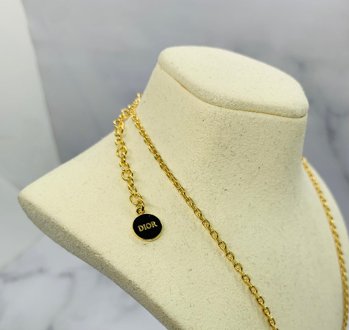 CHRISTIAN DIOR Monogram Necklace - Pre owned