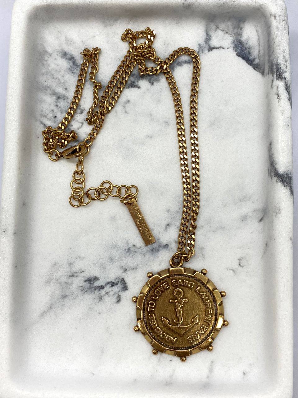 YSL SAINT LAURENT Addicted to Love Necklace - Used