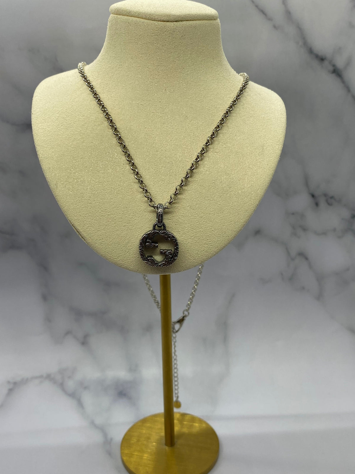GUCCI GG Pendant Necklace - USED