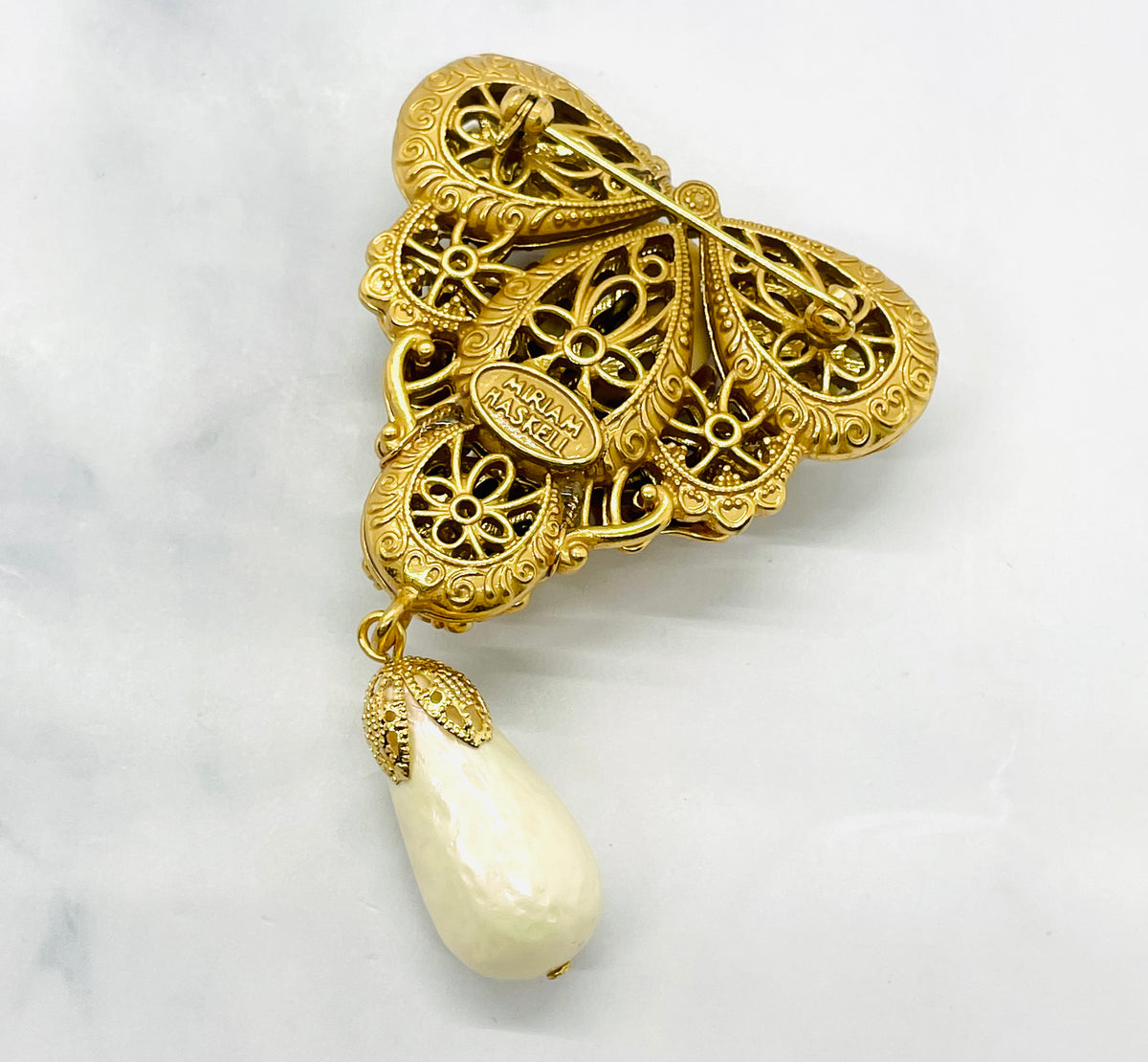 MIRIAM HASKELL Vintage Brooch Pin - Pre owned