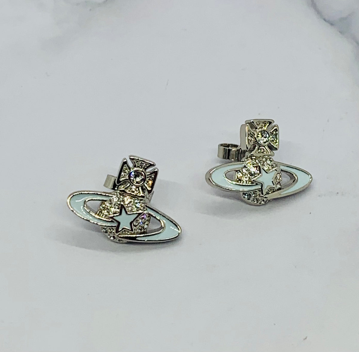 VIVIENNE WESTWOOD Shooting Star Orb Earrings - Pre owned