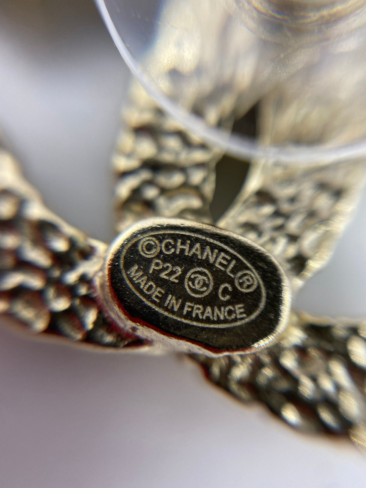 CHANEL CC Multicolor Rhinestone Earrings - pre owned