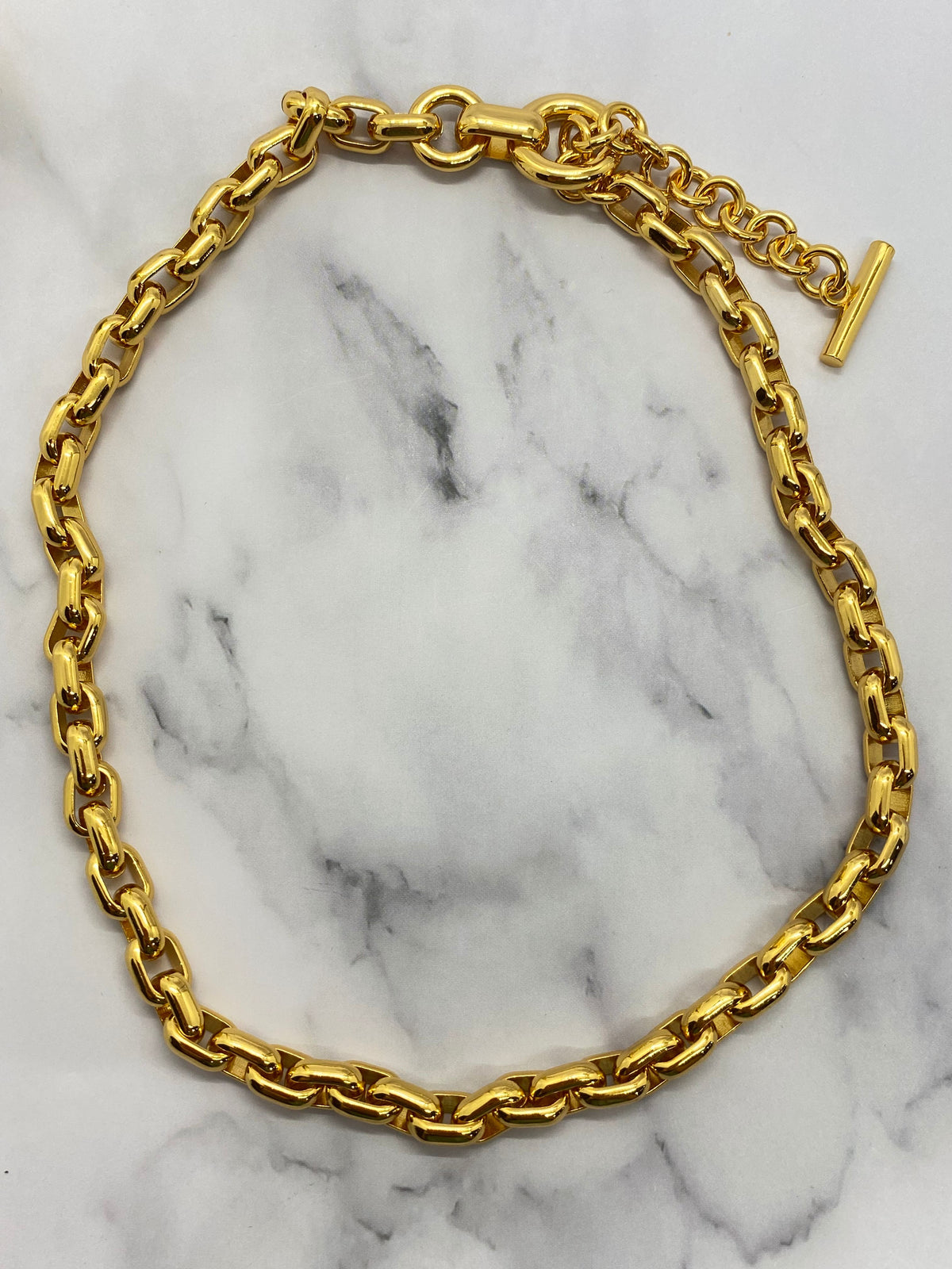 BOTTEGA VENETA Gold Chain Necklace - Pre owned