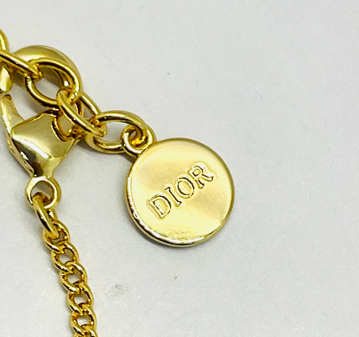 CHRISTIAN DIOR Charm Chain Bracelet - Pre owned