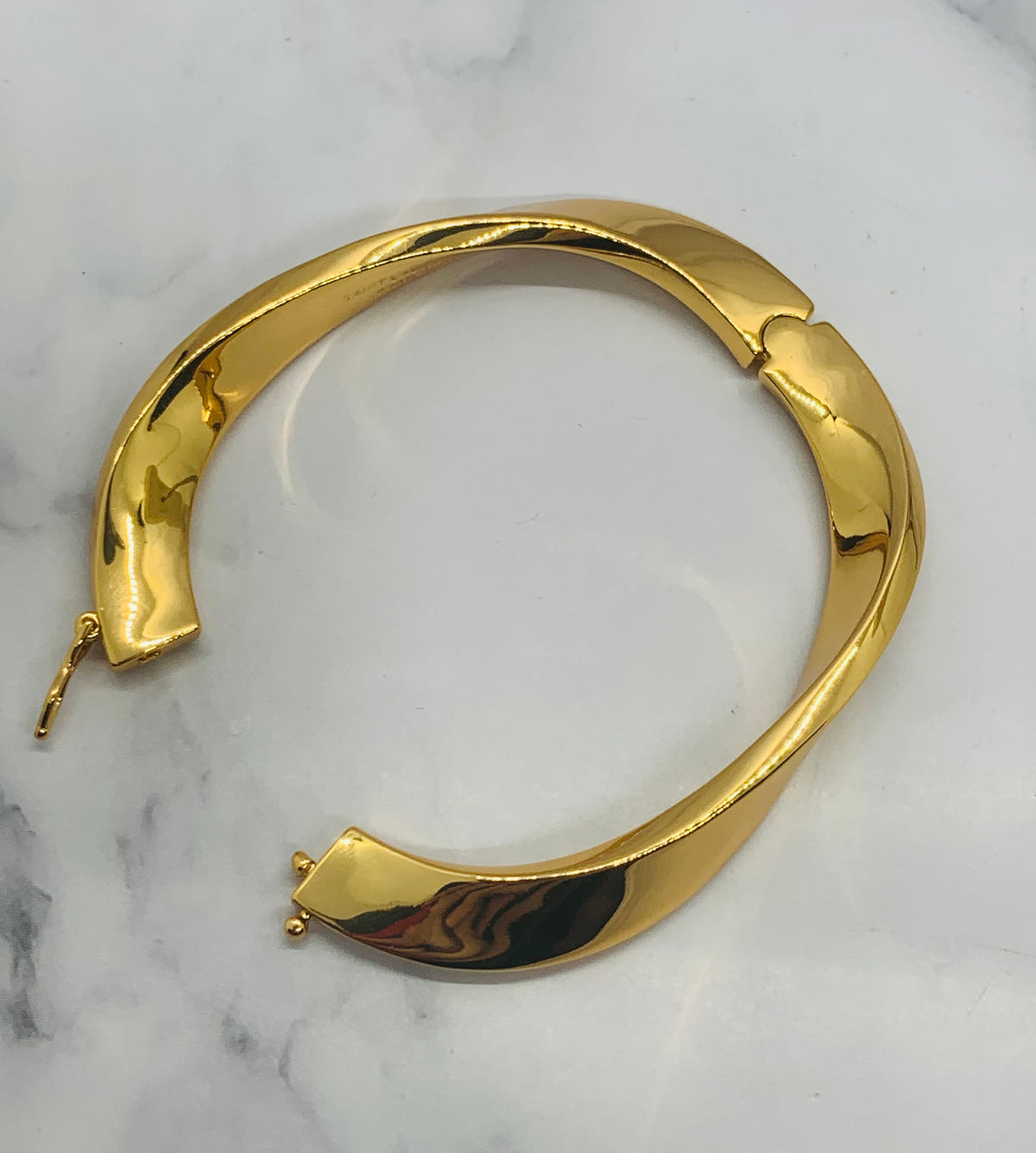 YSL YVES SAINT LAURENT Twist Bangle Bracelet - Pre owned