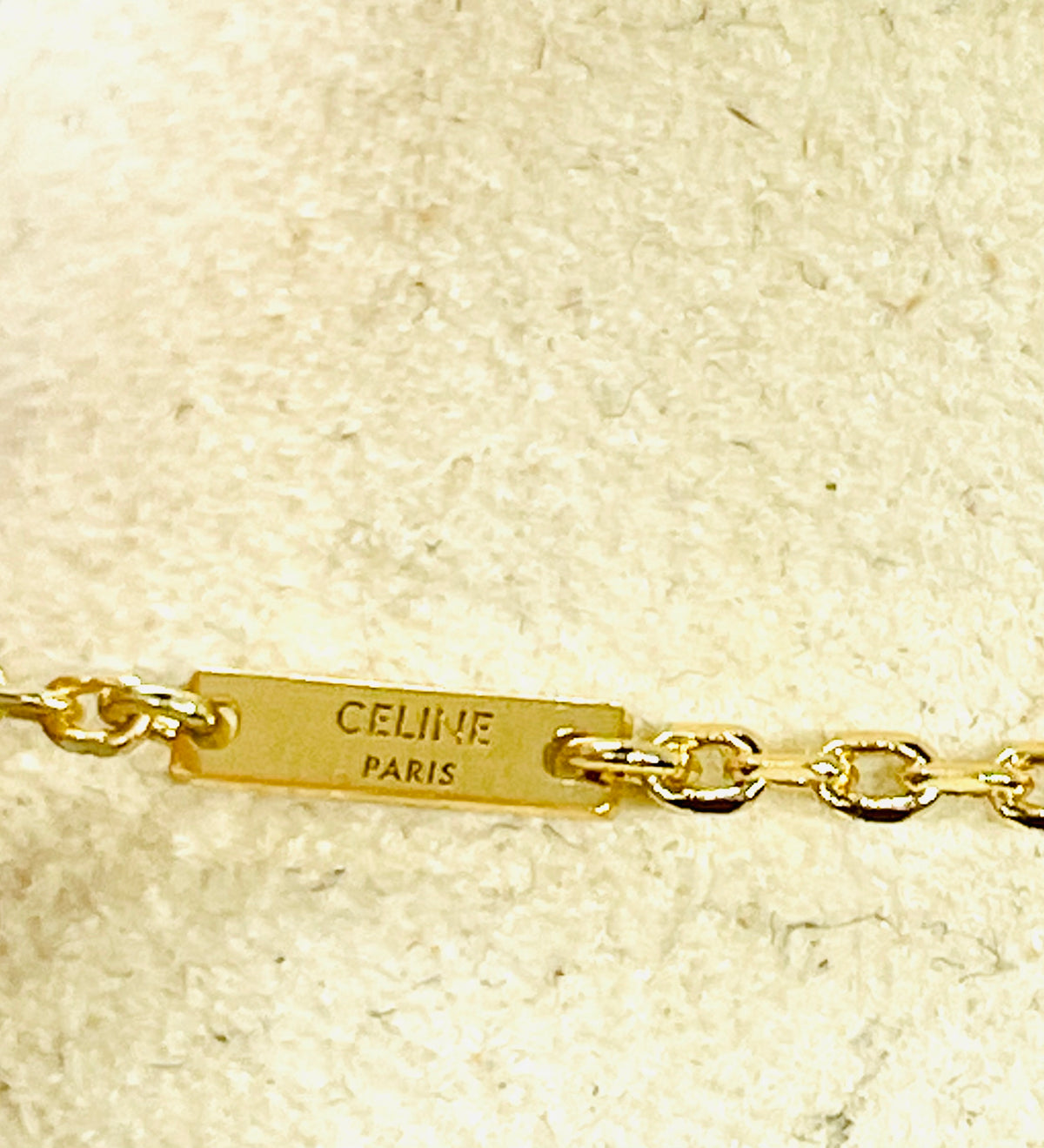 CELINE Monogram Chain Necklace - Pre owned