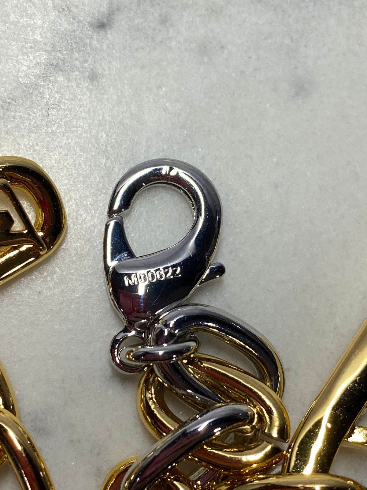 LOUIS VUITTON Gold & Silver Bracelet - USED