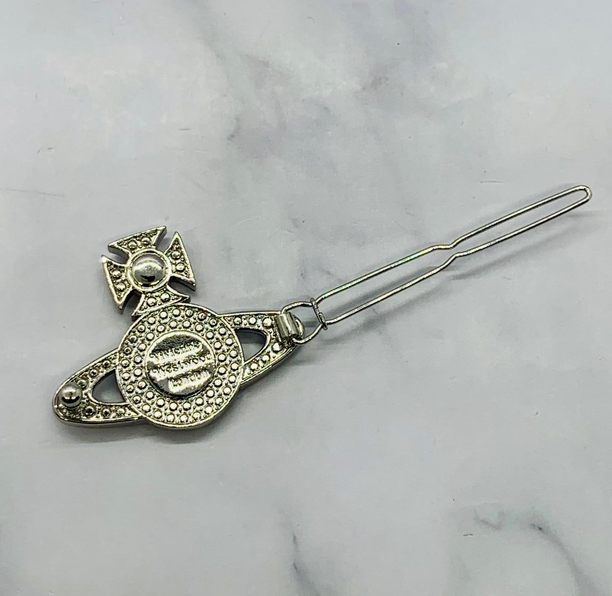 VIVIENNE WESTWOOD Orb Hair Barrette Clip - Pre owned