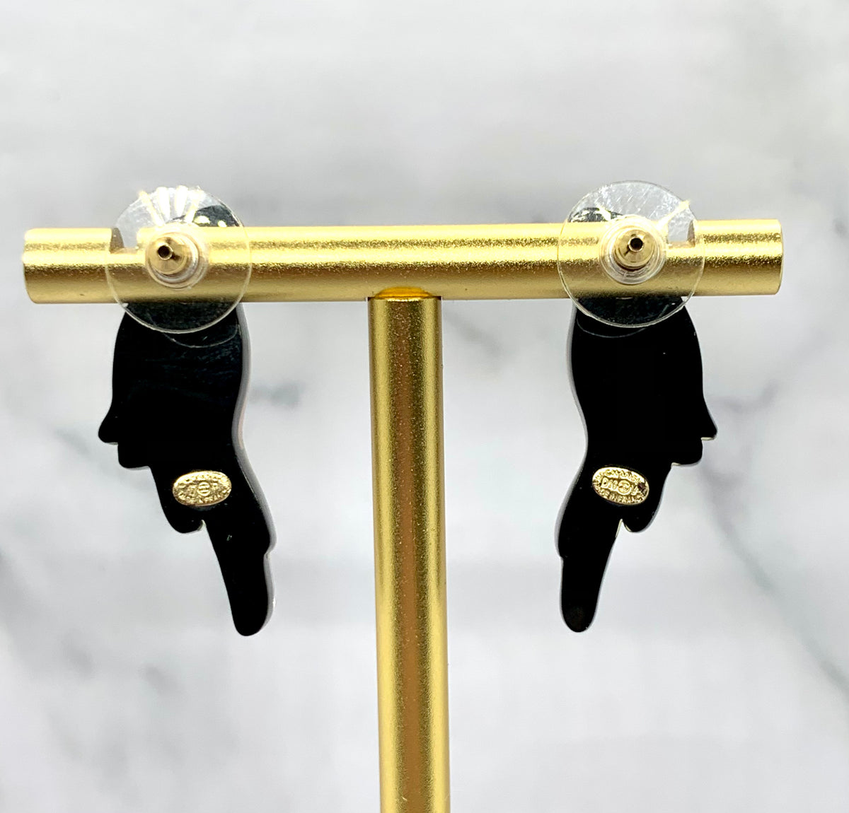 CHANEL CC 2017 Enamel Parrot Earrings - Pre owned