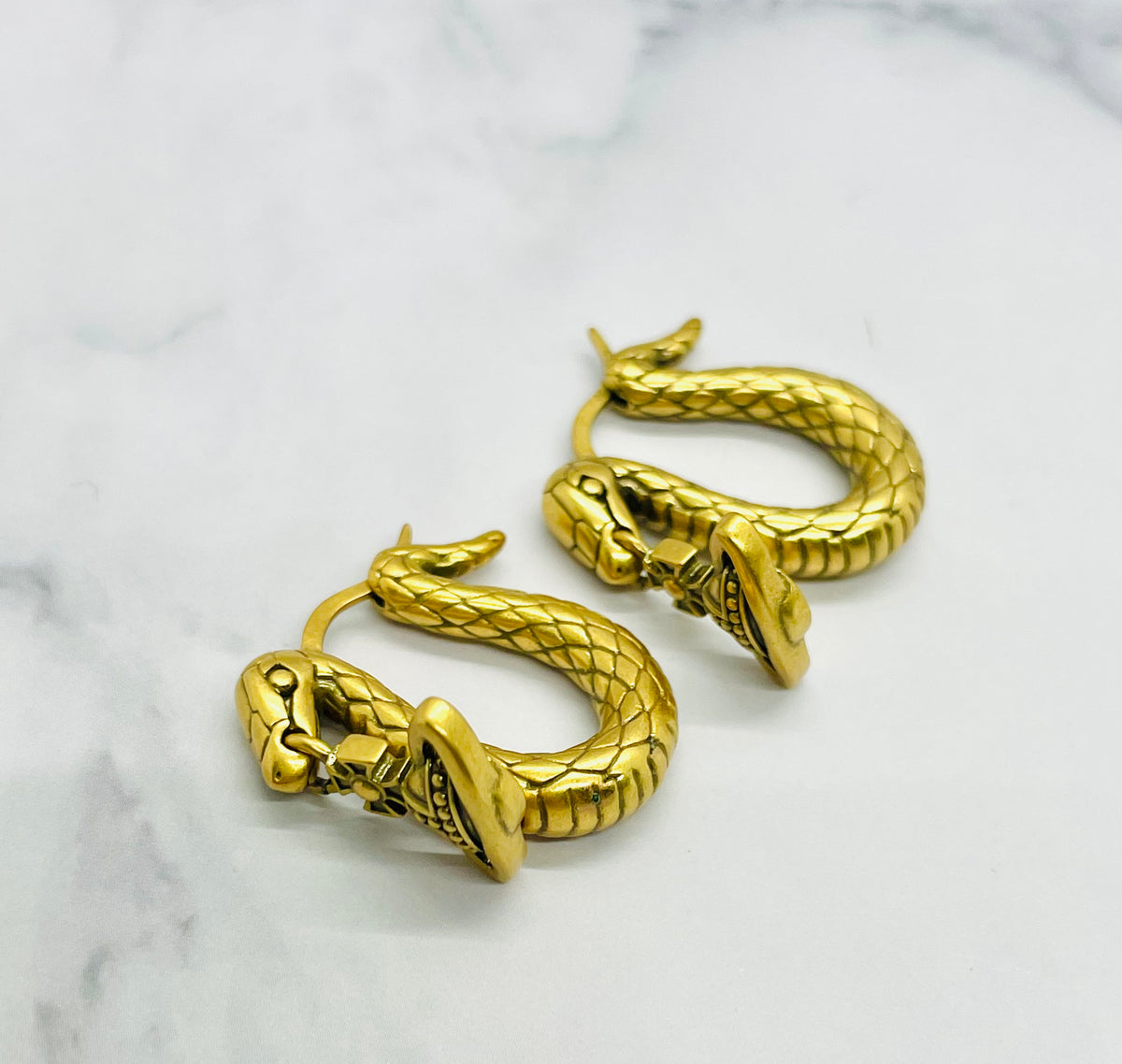 VIVIENNE WESTWOOD Rare Lunar New Year Snake Orb Earrings - Pre owned