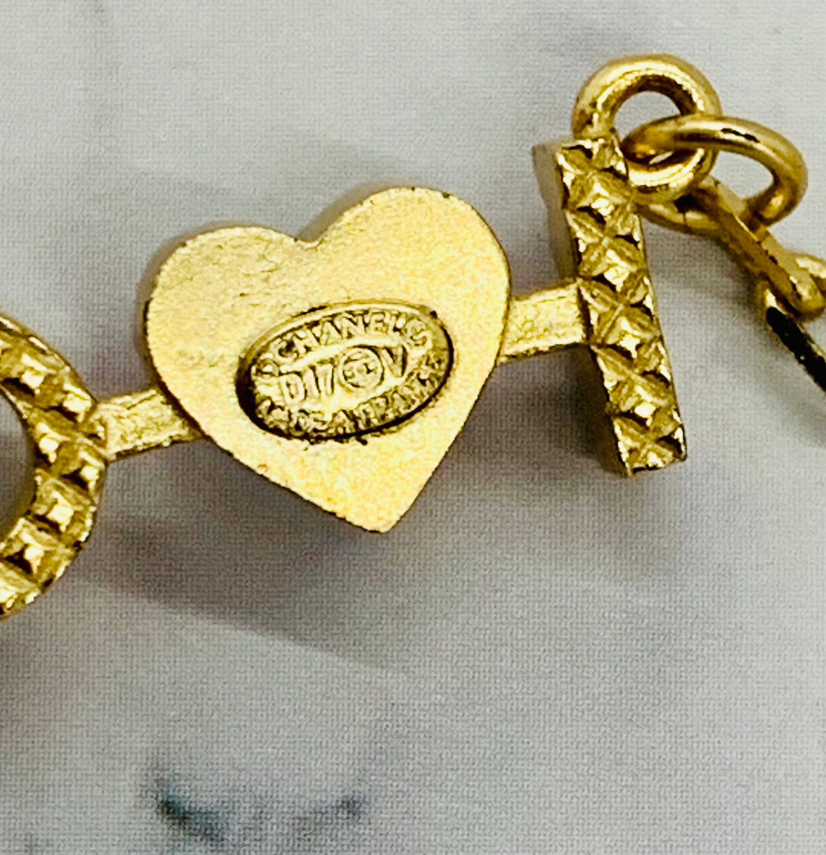 CHANEL I Heart Coco CC Necklace - USED