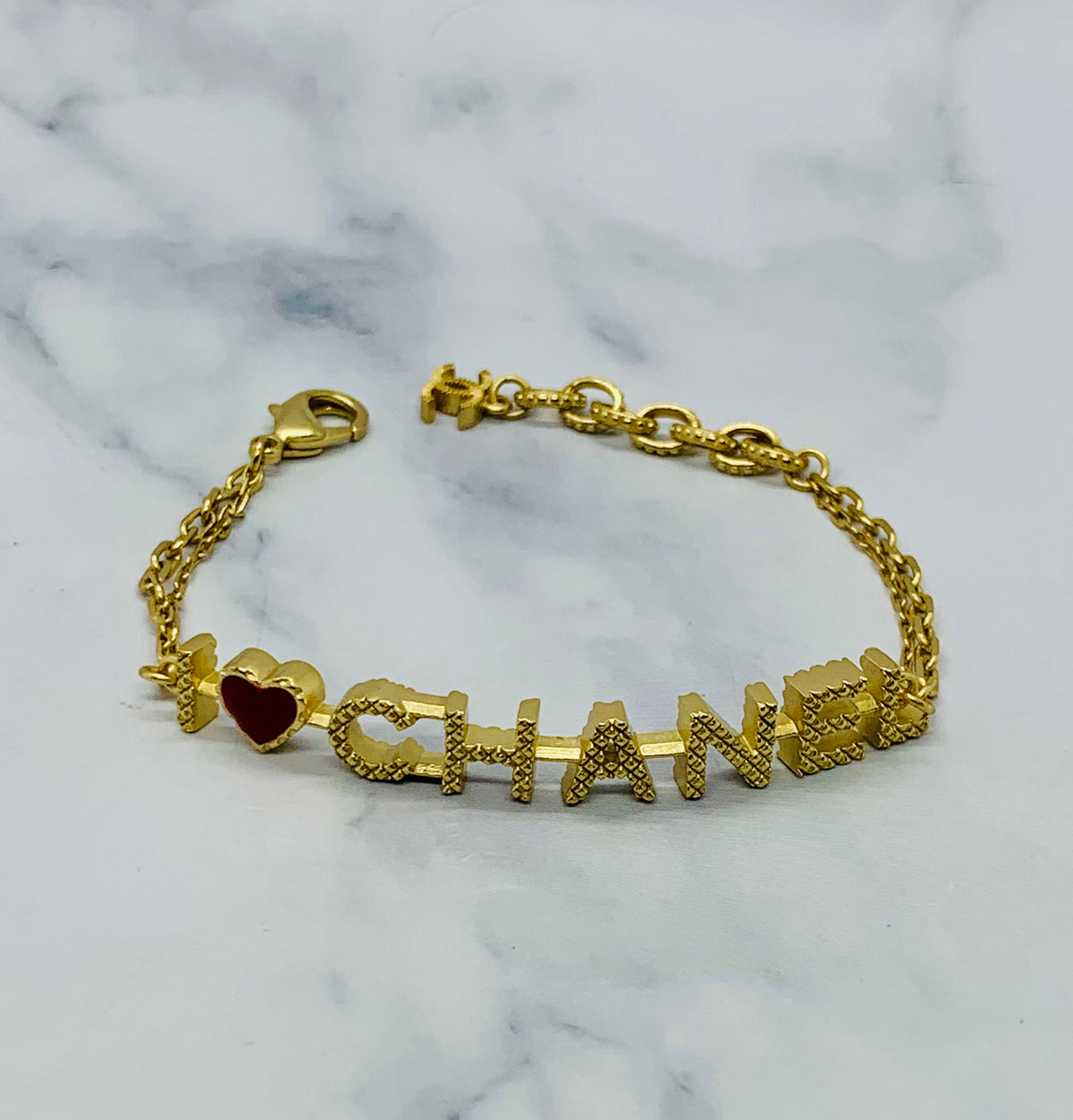 CHANEL I Heart Chanel Bracelet - DAMAGED