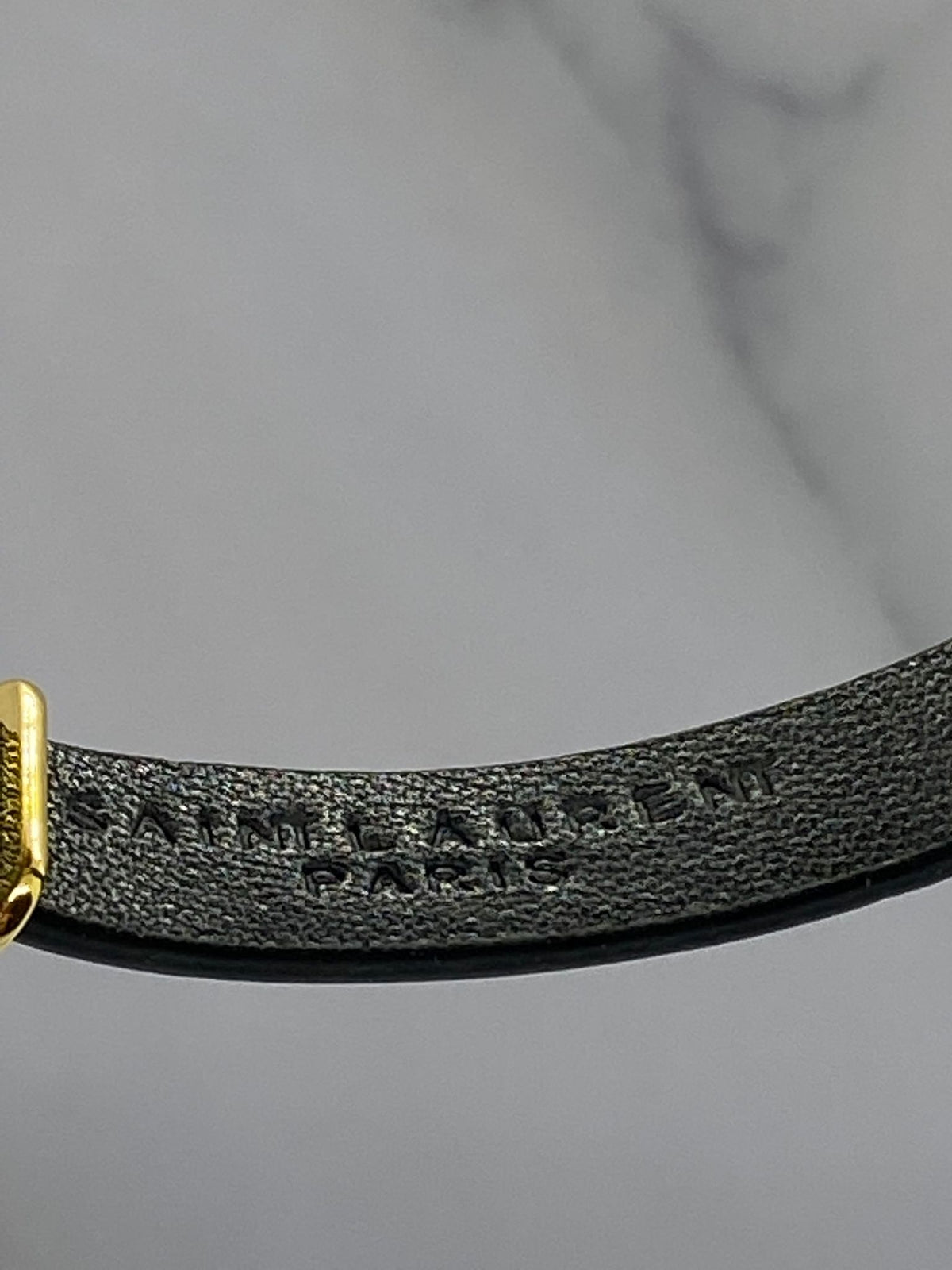 YSL Yves Saint Laurent Leather Bracelet - Pre owned