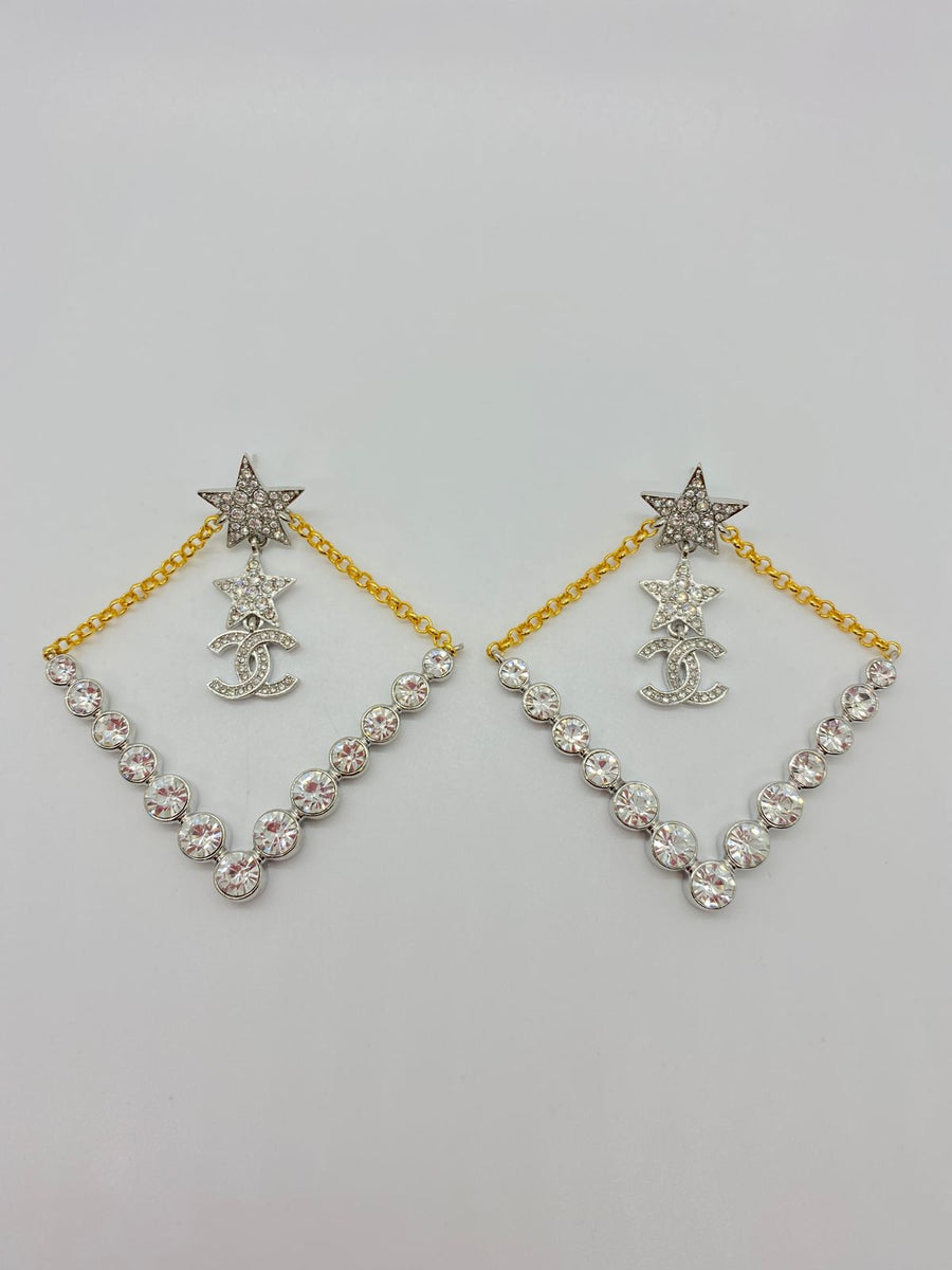 CHANEL CC Pendant Earrings - Pre owned