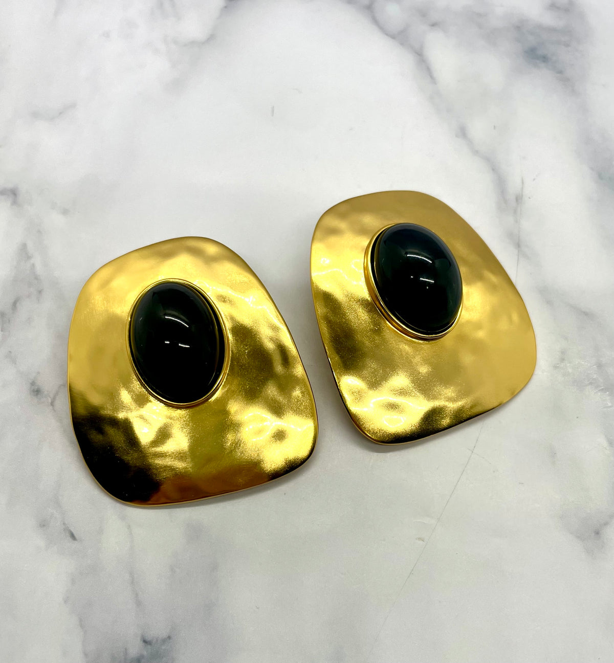 YVES SAINT LAURENT Statement Clip On Earrings - Pre owned