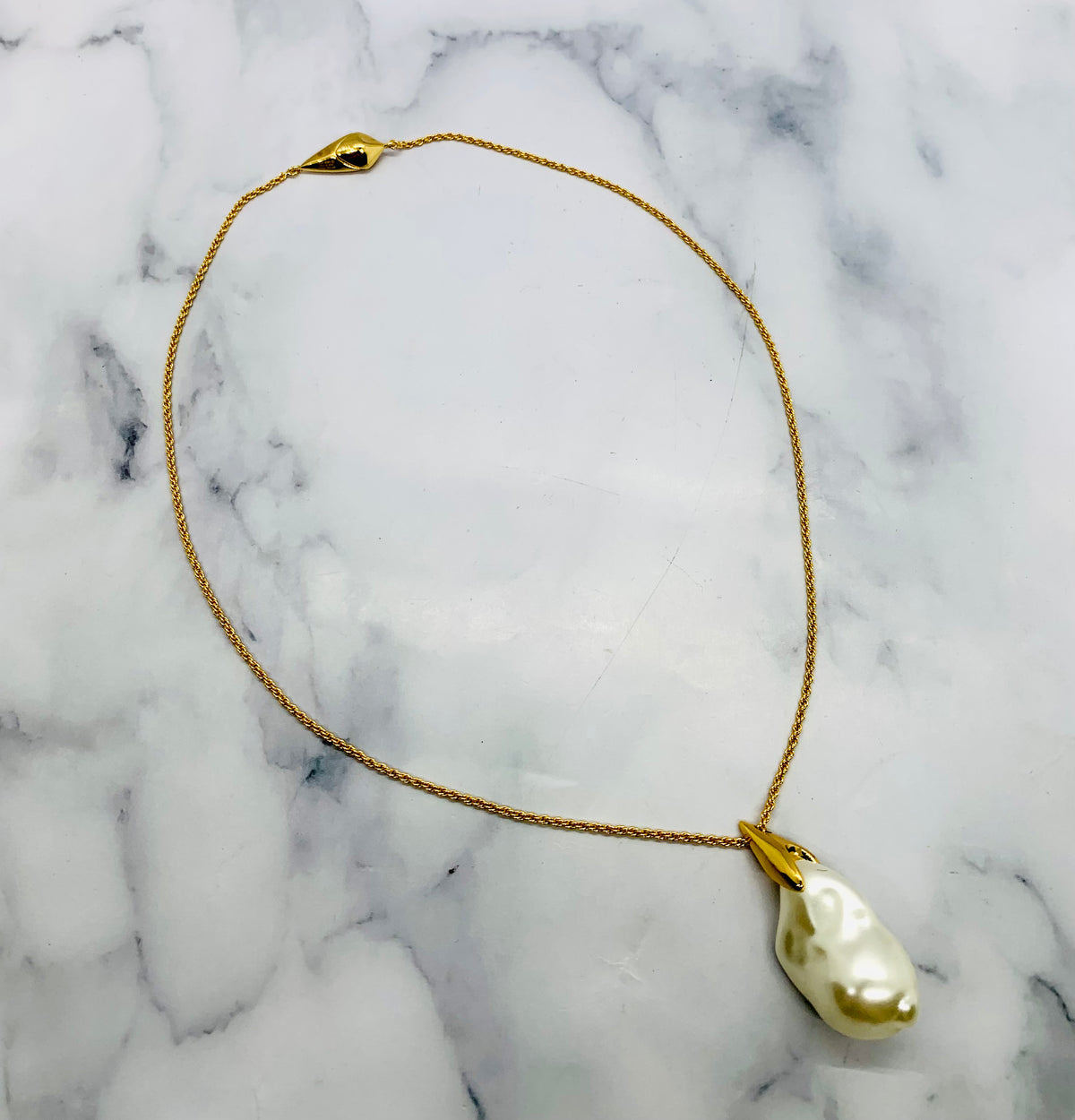 BOTTEGA VENETA Fresh Water Pearl Pendant Necklace - Pre owned