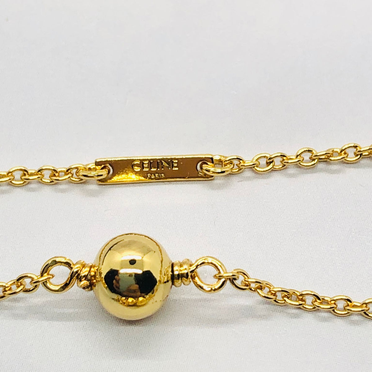 CELINE Monogram Lariat Necklace - Pre owned